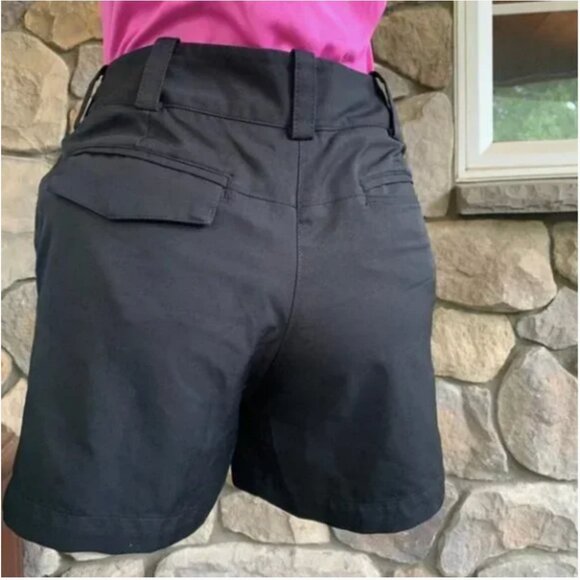 Nike Golf Women's Dri Fit Tour Performance Black Golf Shorts Size 2 - Picture 3 of 6